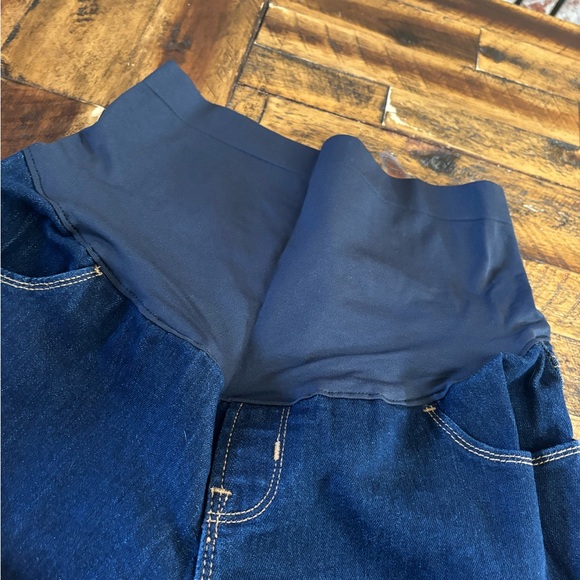 Old Navy Women's Dark Blue Jeggings - Picture 3 of 7